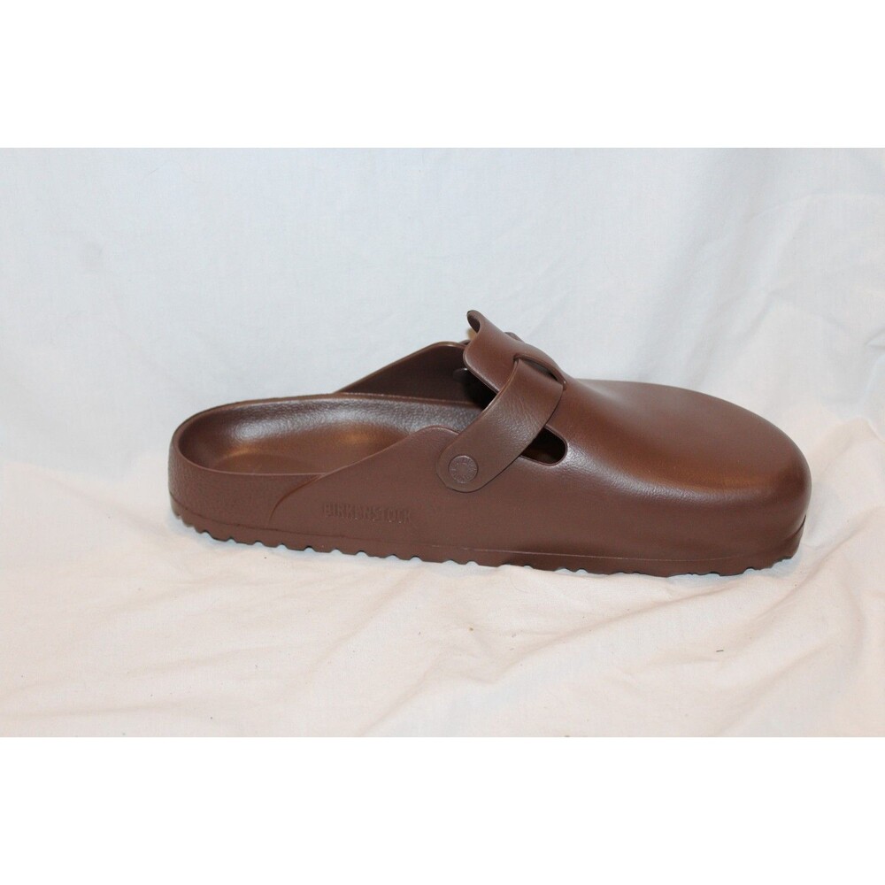 Birkenstock Men Boston Essentials EVA Sandals BROWN NIB EU 45 REG US 12 - Picture 4 of 6